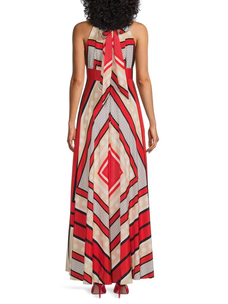 eliza j scarf maxi dress Eliza J | Dresses | Eliza J Maxi Dress Scarf Print Black Jersey Crepe De  Chine Fit Flare Size 6p