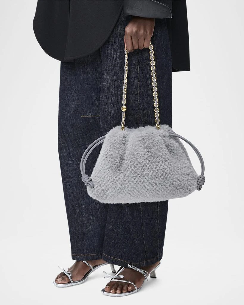 Loewe Flamenco Shoulder Bag in Fluffy Knit 2