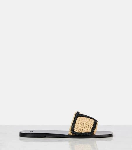 Valentino Viva Superstar embroidered crochet slides 4