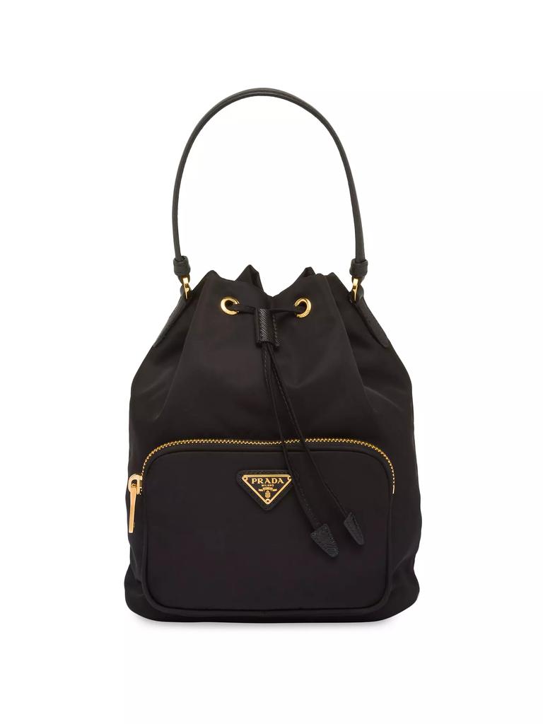 VIP価格.PRADA Duet Bucket Bag In Naplak 関税送料込み Prada Duet Re-Nylon Bucket Bag - Shoulder Bags - Compare