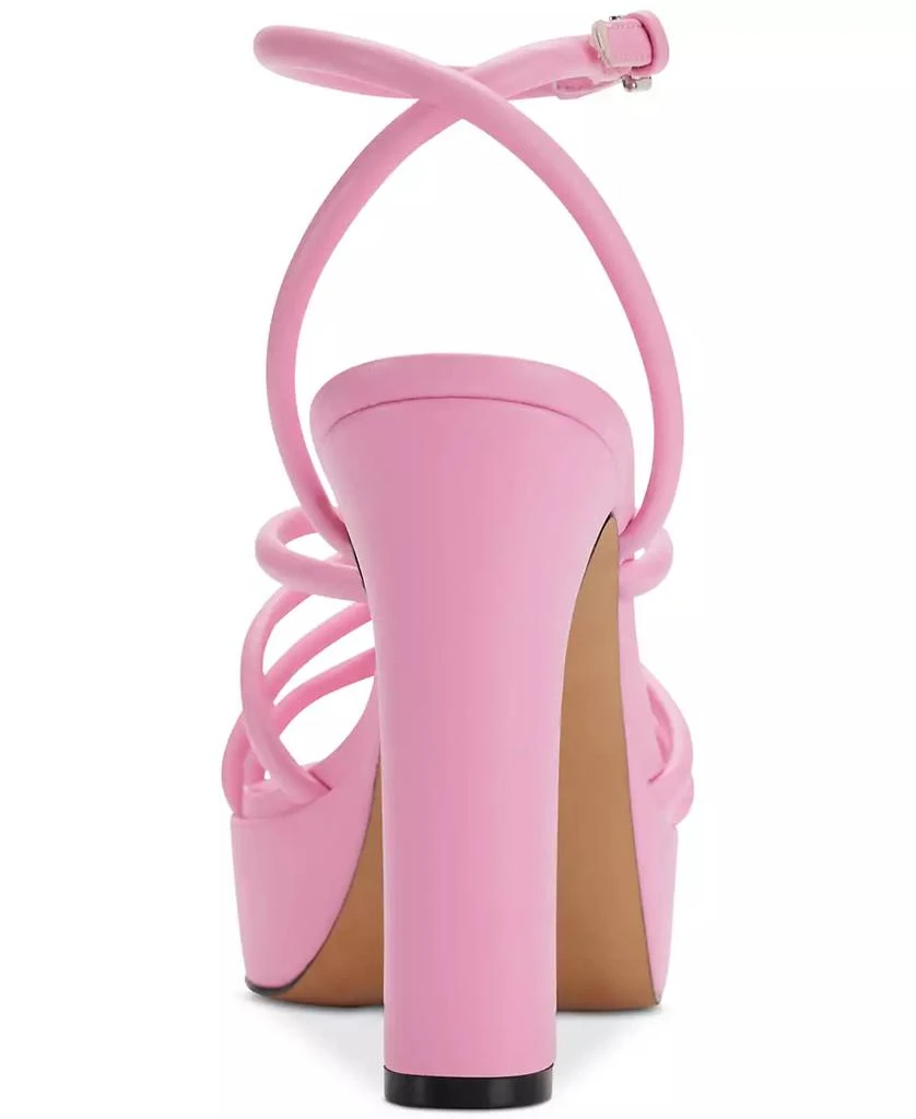 DKNY Women's Delicia Strappy Knotted Platform Sandals 7