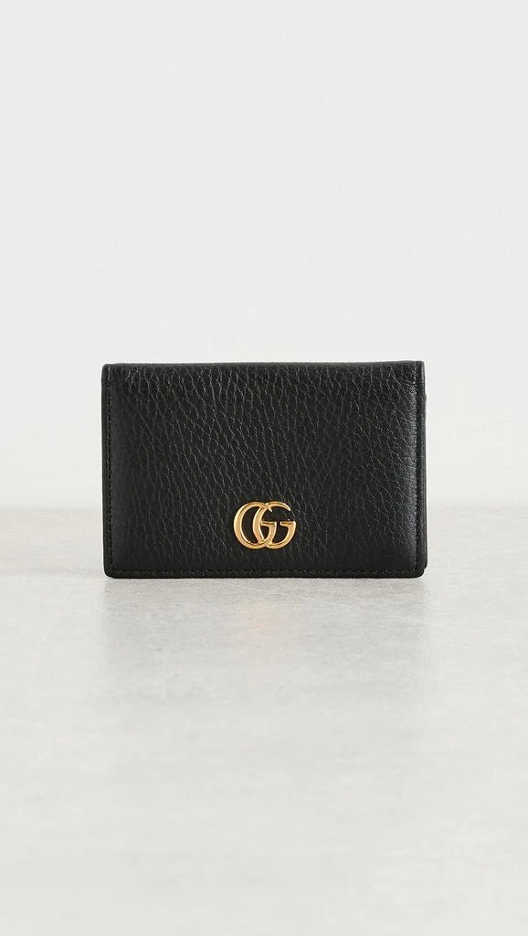 Shopbop Archive Gucci Marmont Folded Card Case, Grained 1