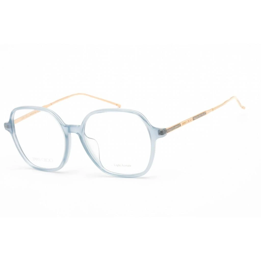 Jimmy Choo Jimmy Choo Women's Eyeglasses - Azure Acetate Square Shape Frame | JC 367/F 0MVU 00 1