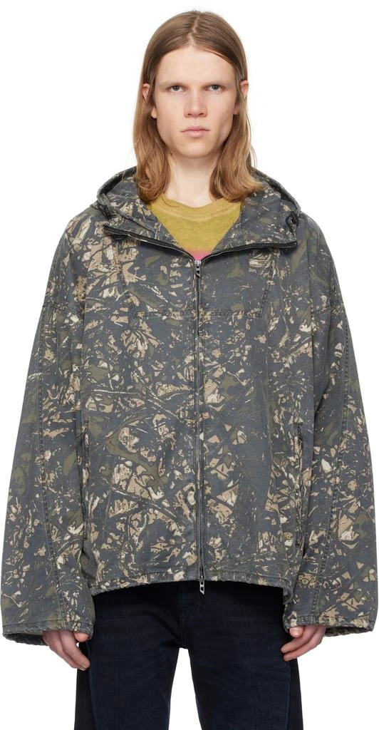 Diesel Green & Beige J-Lint Jacket 1