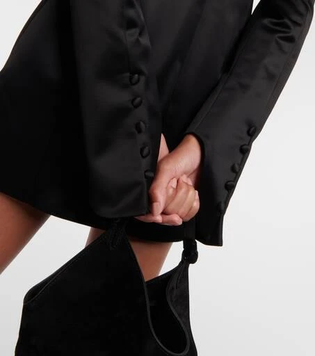Khaite Tate satin minidress 6