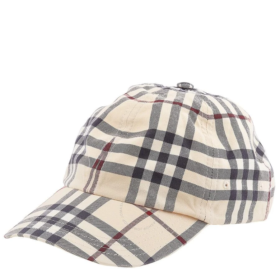 Burberry Burberry Archive Plaid-Check Cotton Baseball Cap, Size Medium 3