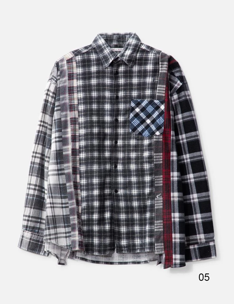 Needles 7 Cuts Wide Flannel Shirt 10