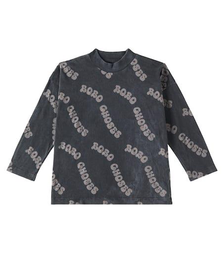 BOBO CHOSES Logo cotton jersey T-shirt