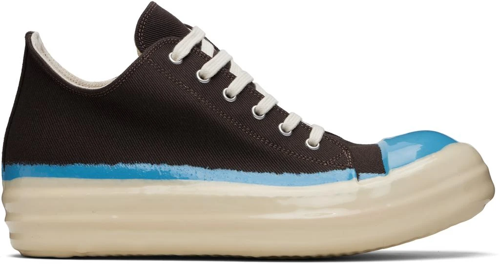 Rick Owens Brown Concordians Low Sneakers 1