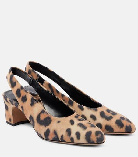Paris Texas Lavinia 50 leopard-print suede pumps 1