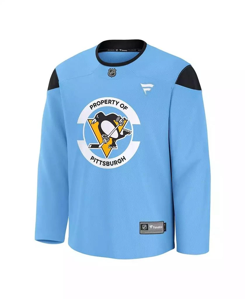 Fanatics Men's Blue Pittsburgh Penguins Home Practice Jersey 3