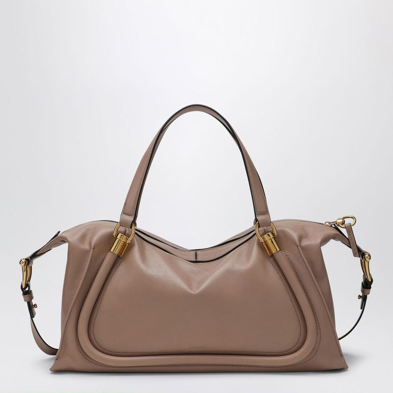 ショルダーバッグ・ポシェット Chloe Paraty 24 Bag In Shiny Deep Beige Leather Chloé Paraty 24 bag in shiny deep beige leather - Shoulder