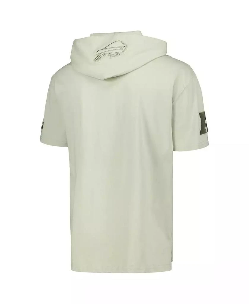 Pro Standard Men's Light Green Buffalo Bills Neutrals Short Sleeve Pullover Hoodie 3