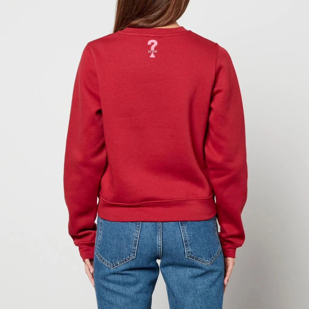 GUESS Guess Logo-Appliquéd Fleece-Back Cotton-Blend Jersey Sweatshirt 2