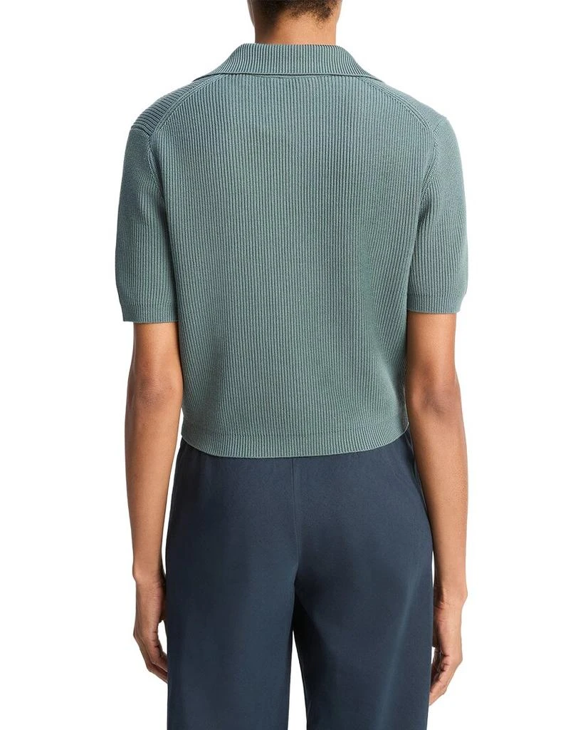 Vince Ribbed Polo Shirt 2
