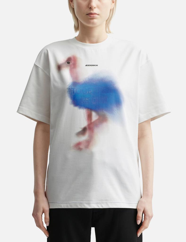 ADER error Ostrich Semi-oversized Fit T-shirt