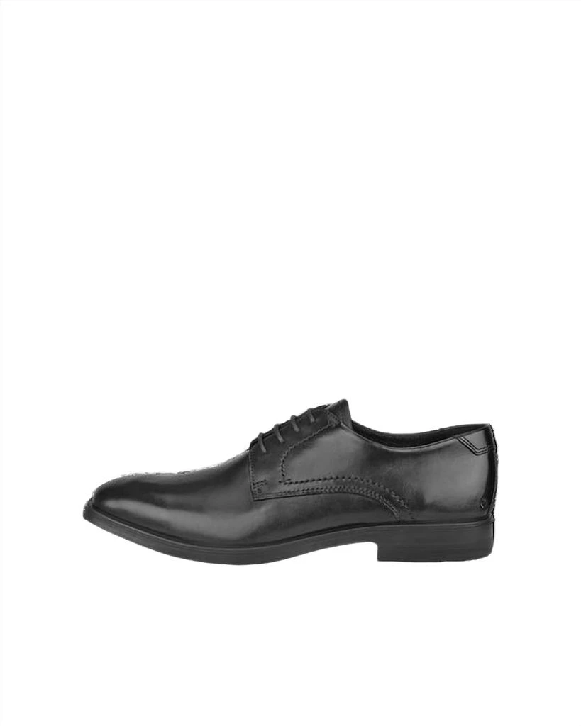 ECCO Men's Melbourne Tie Derby Shoe In Black Magnet 2