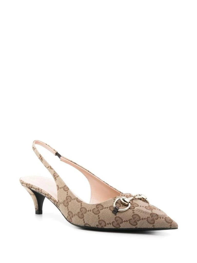 Gucci Gucci Fabric Slingback Pumps 4
