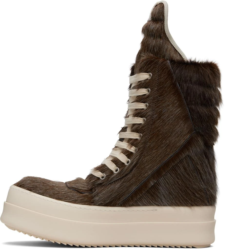 Rick Owens Brown Concordians Megageobaskets Sneakers 3