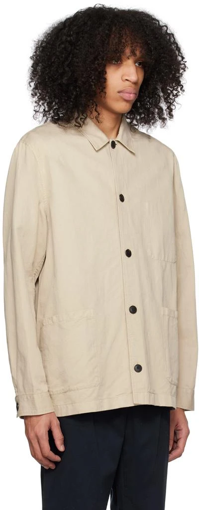 Sunspel Beige Patch Pocket Jacket 2