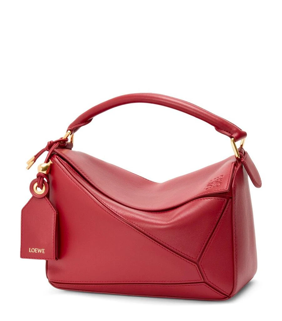 Loewe Small Leather Featherlight Puzzle Top-Handle Bag 1