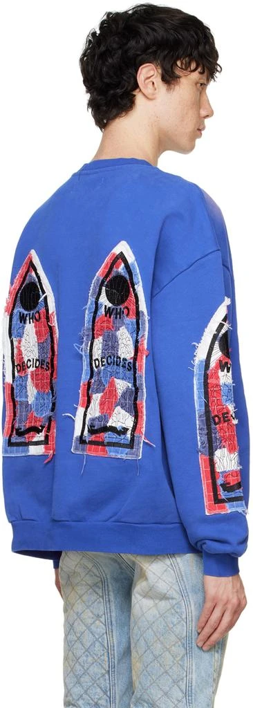 Who Decides War Blue Glory Sweatshirt 3