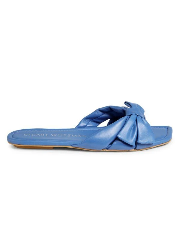 Stuart Weitzman Sofia Leather Slides 1