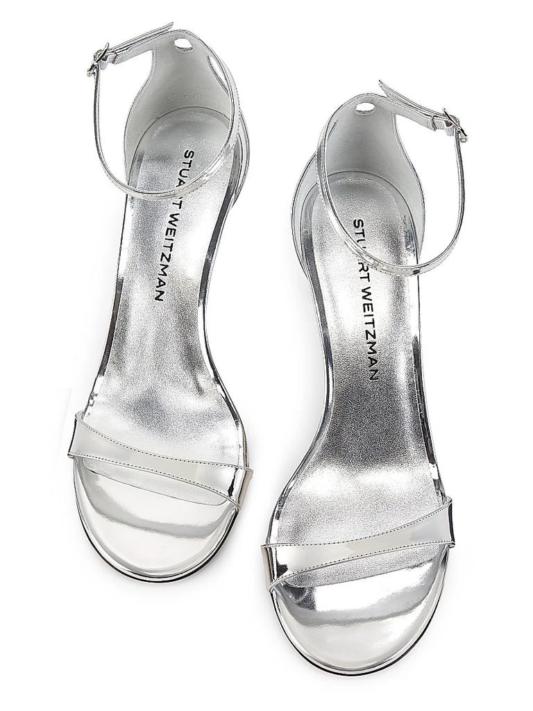 Stuart Weitzman Nudist II 75MM Leather Sandals 4