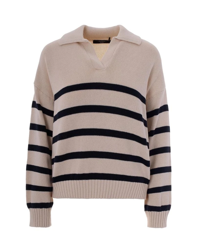 Max Mara Striped Knit Polo