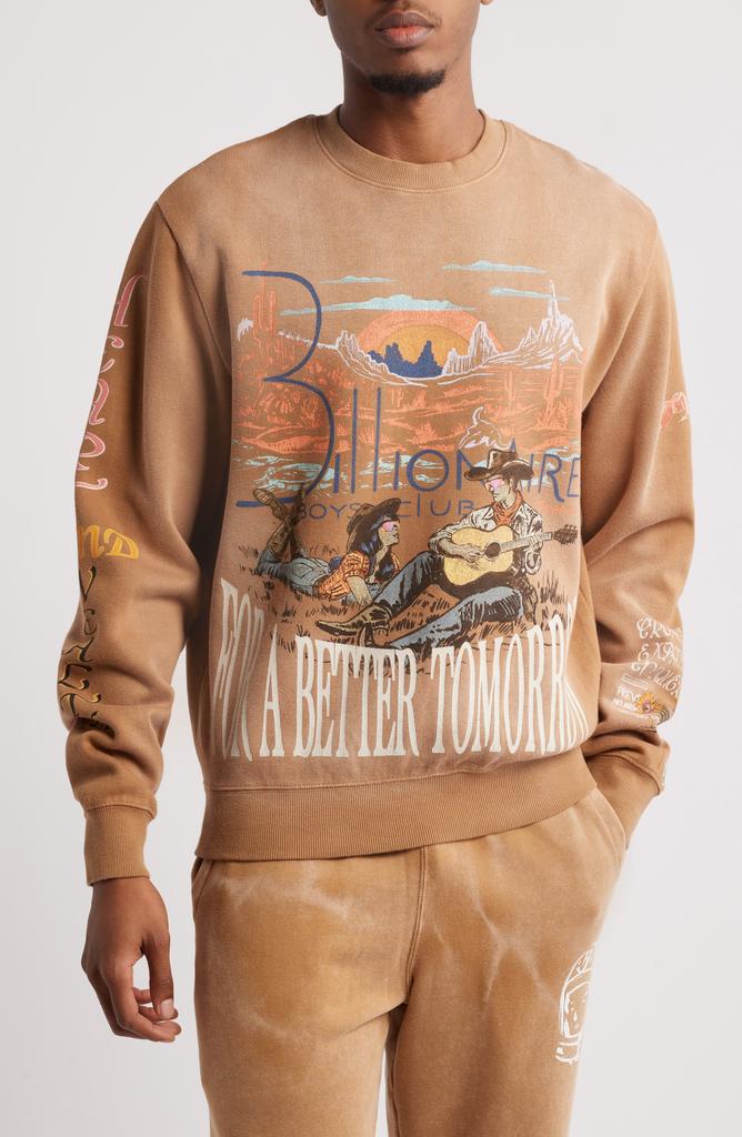 Billionaire Boys Club Tomorrow Sunset Graphic Sweatshirt