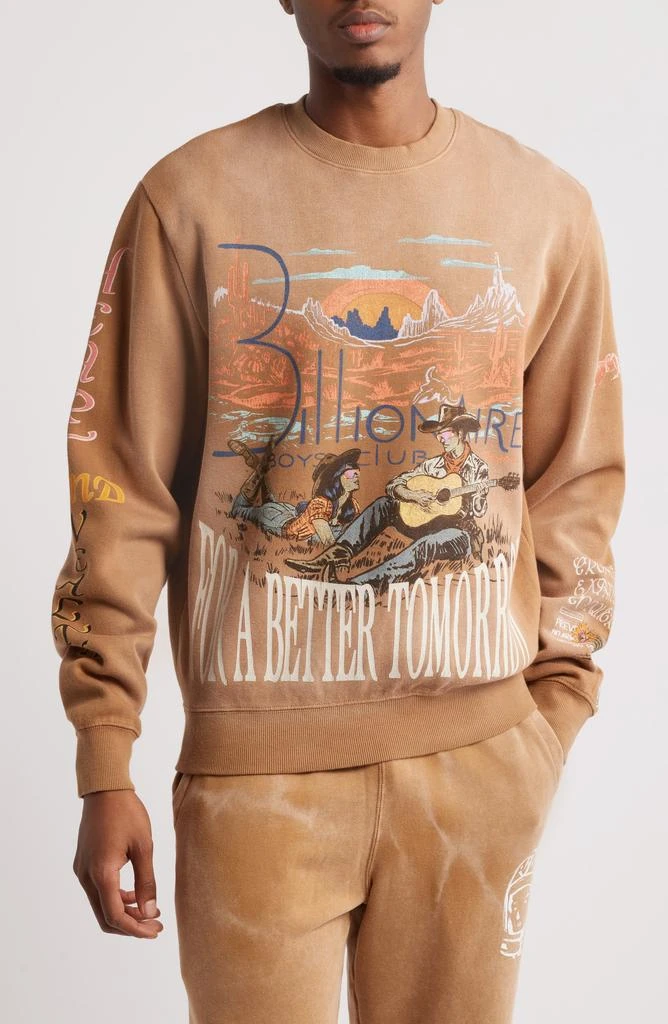Billionaire Boys Club Tomorrow Sunset Graphic Sweatshirt 1