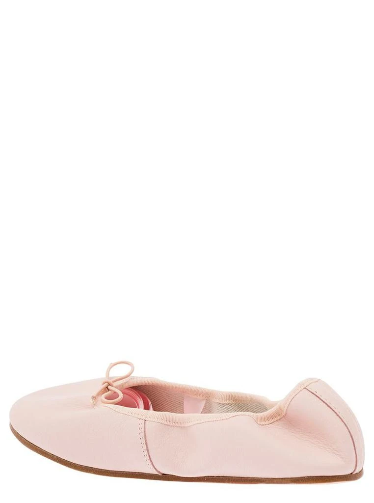 Repetto 'Sofia' Pink Ballet Flats With Ribbon In Leather Woman 4