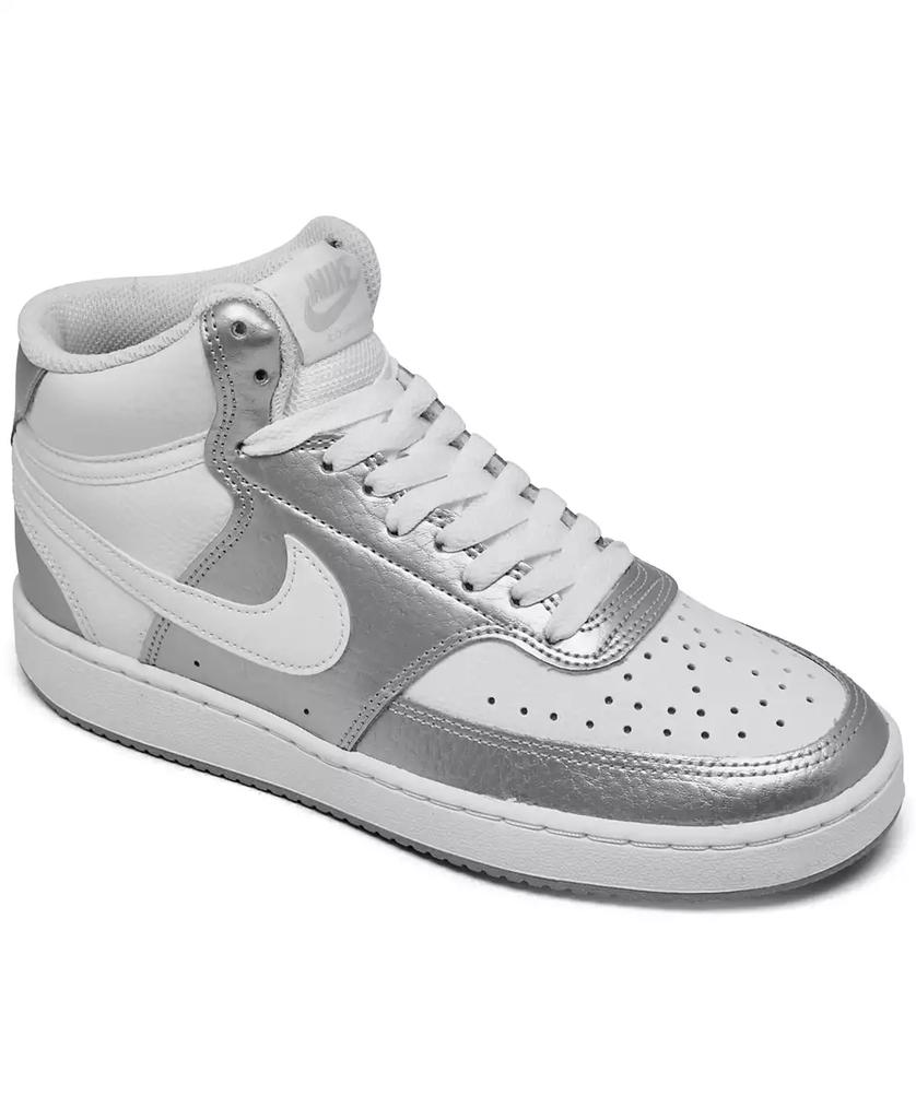 NIKE Women's Court Vision Mid Casual Sneakers from Finish Line