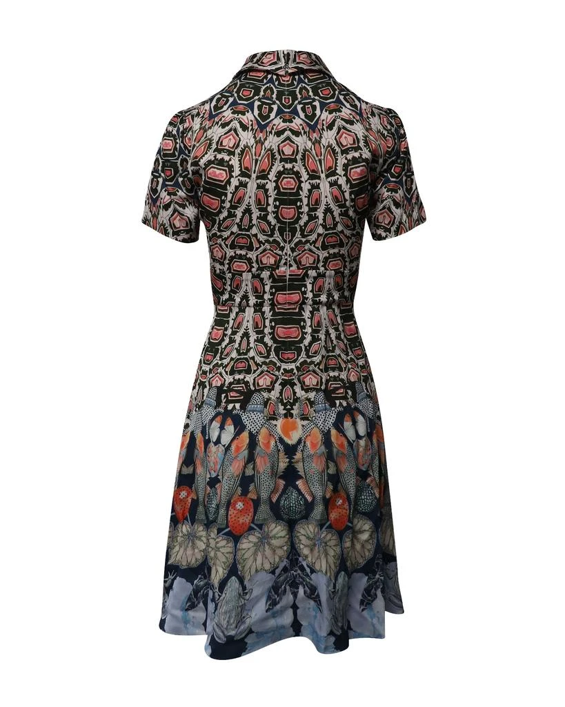 Temperley London Printed Fit and Flare Midi Dress in Multicolor Polyester 3