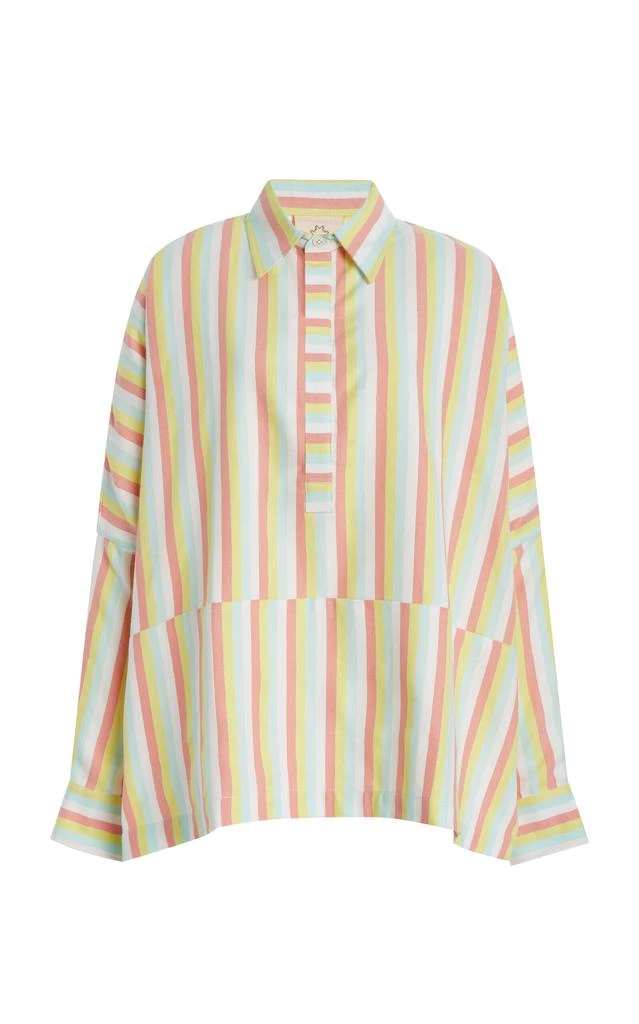 Marrakshi Life Marrakshi Life - Exclusive Paneled Cotton-Blend Tunic - Multi - XS - Moda Operandi 1