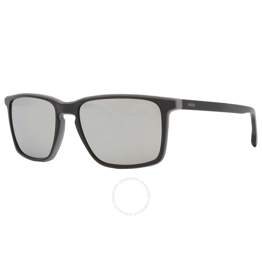 Hugo Boss Silver Mirror Rectangular Men's Sunglasses BOSS 1556/O/S 0O6W/T4 57 3