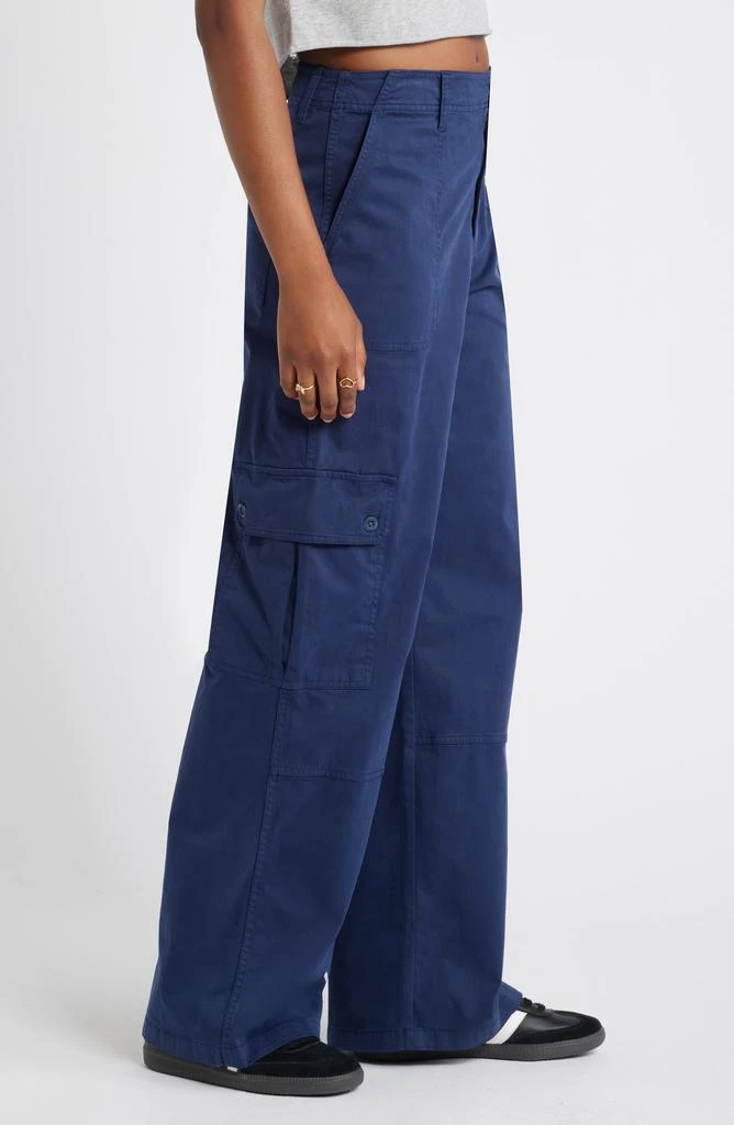 BP. Twill Wide Leg Cargo Pants 4