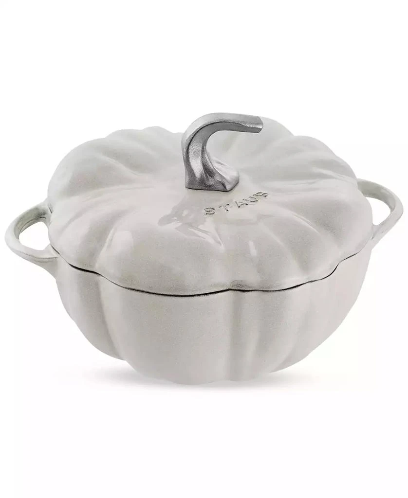 Staub Enameled Cast Iron 3.5-Qt Pumpkin Dutch Oven 1