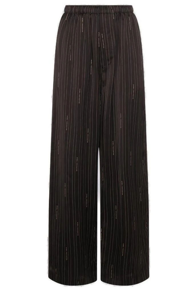 Balenciaga Balencia Elasticated Waist Wide-Leg Pants from Cettire