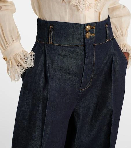 Zimmermann Hypnotic high-rise wide-leg jeans 4