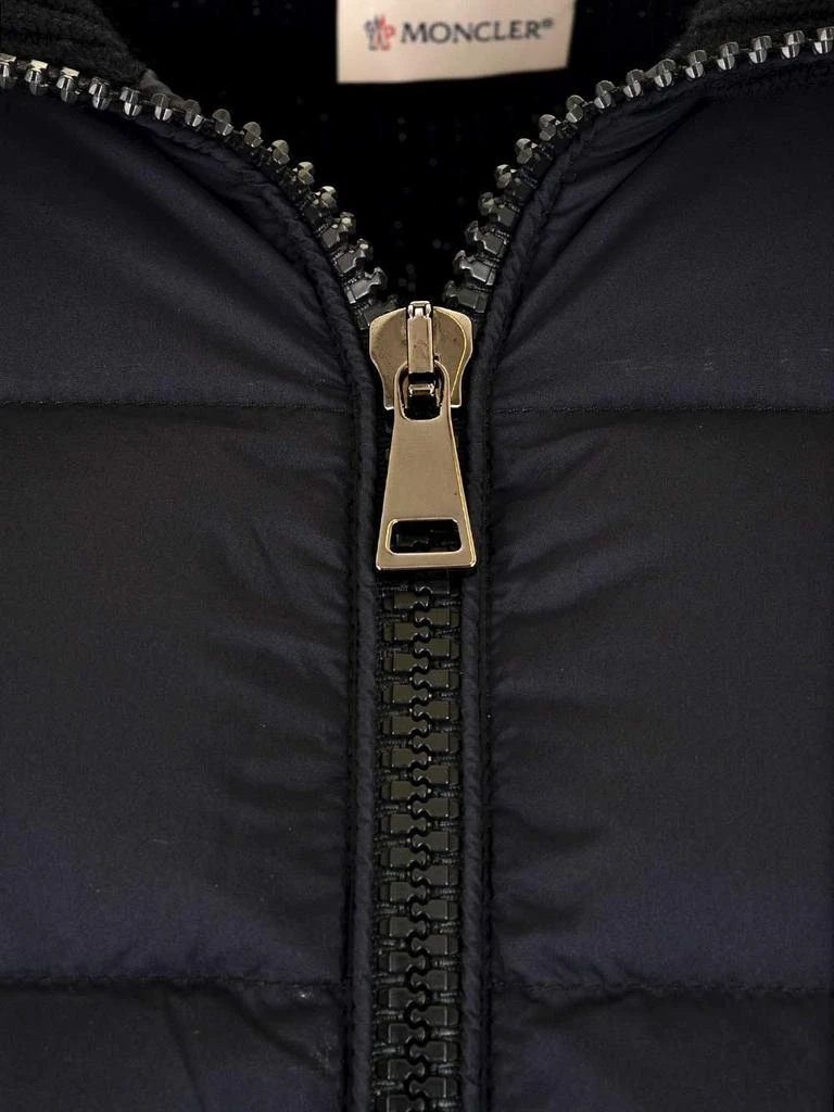 Moncler Moncler Logo Patch High-Neck Coat 4