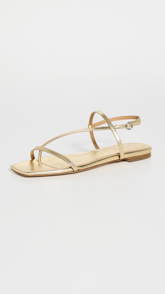 AEYDE Ella Nappa Leather Laminated Sandals