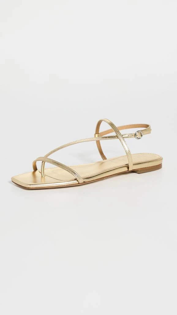 AEYDE Ella Nappa Leather Laminated Sandals 1