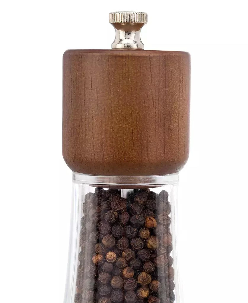 Cole & Mason Maccelfield Round Top Soft Square Wood Mill and Shaker Set, 2 Piece 4
