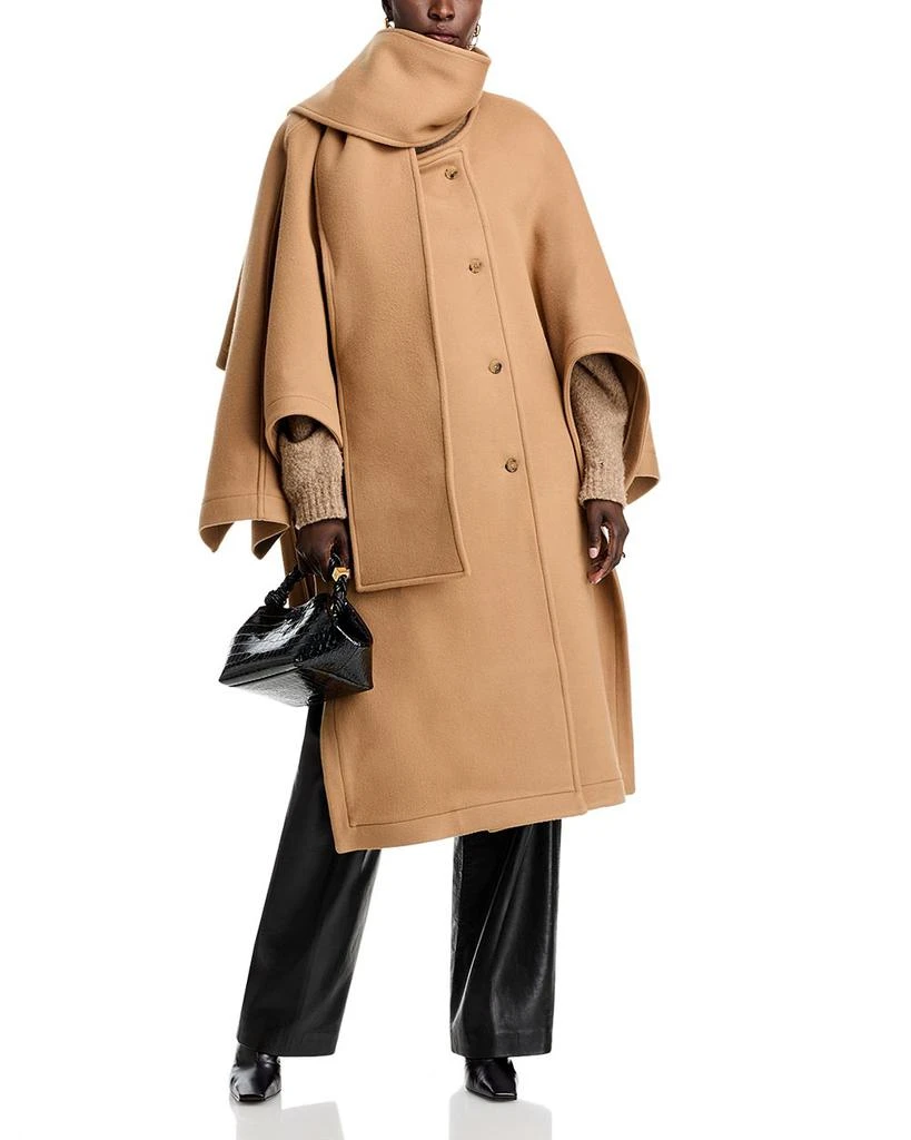 A.W.A.K.E. Mode Wool Poncho Coat 2