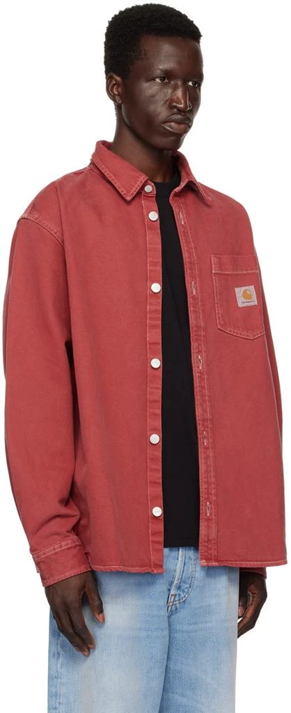 Carhartt WIP Red George Denim Jacket 2