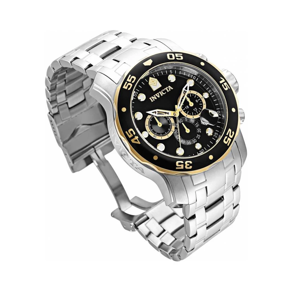 Invicta Invicta Men's Chrono Watch - Pro Diver Black and Gold Tone Rotating Bezel | 33999 2