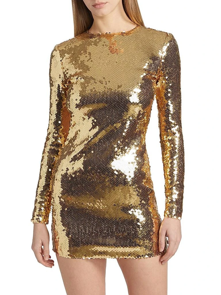 Sergio Hudson Sequined Body-Con Minidress 3