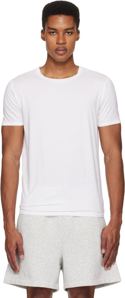 SKIMS Three-Pack White SKIMS Stretch T-shirts 1