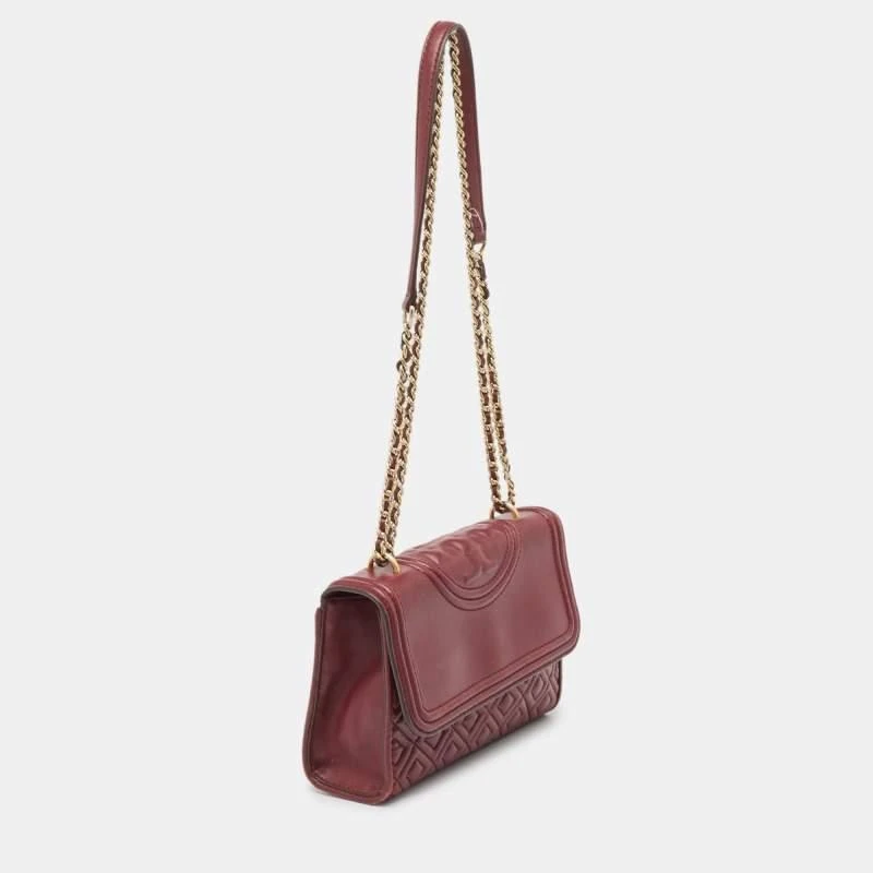 Tory Burch Tory Burch Red Leather Small Fleming Shoulder Bag 3